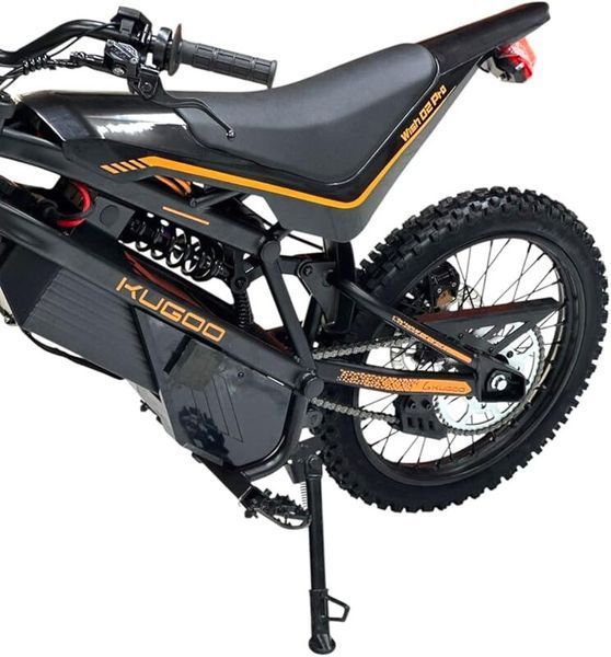 Пітбайк Kugoo Wish 02 pro (2500 Вт, 60 В, 27 А&middot;год, off-road), чорний KW_02proBlack фото